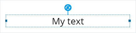Text property type example