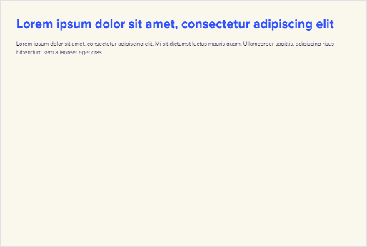 infoBlock2a PREVIEW mode example