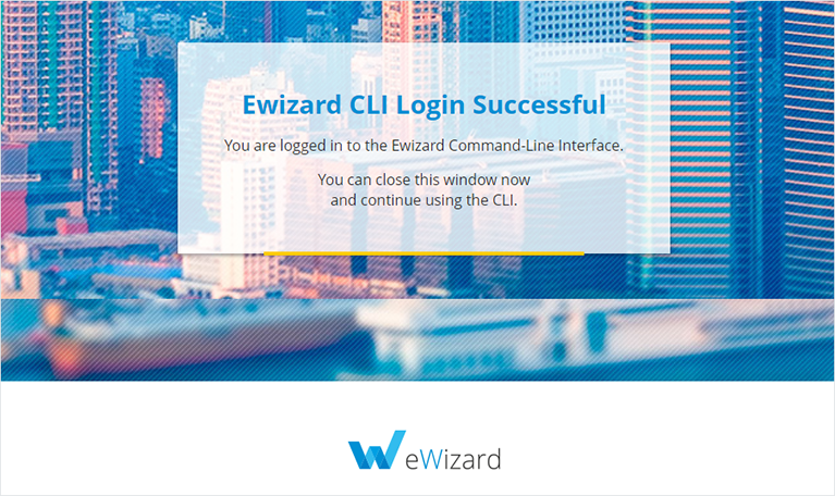 login successful